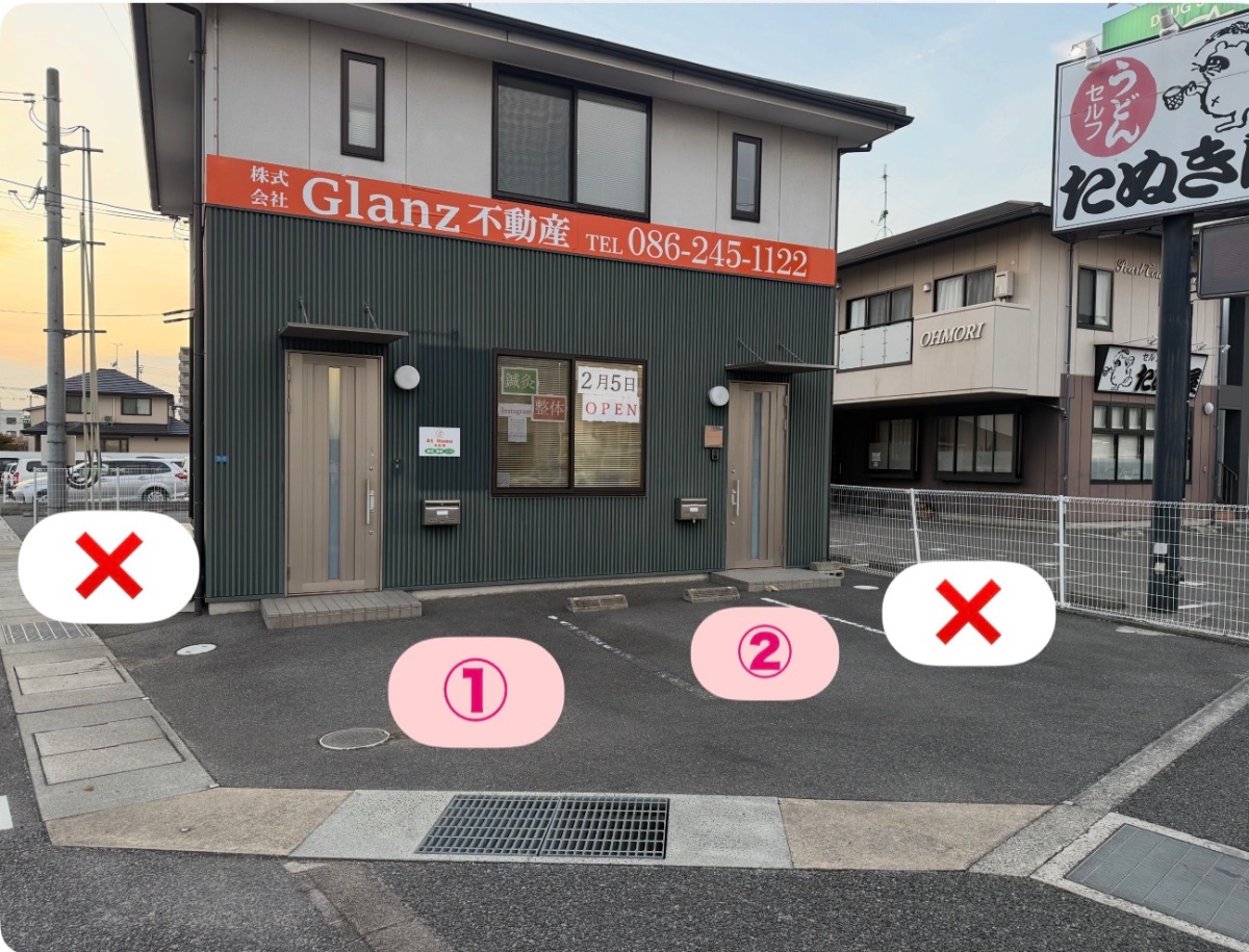 At Home 北長瀬 駐車場