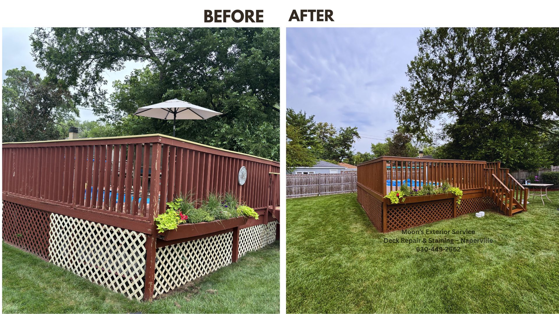 Full Deck Restoration in Glen Ellyn, IL