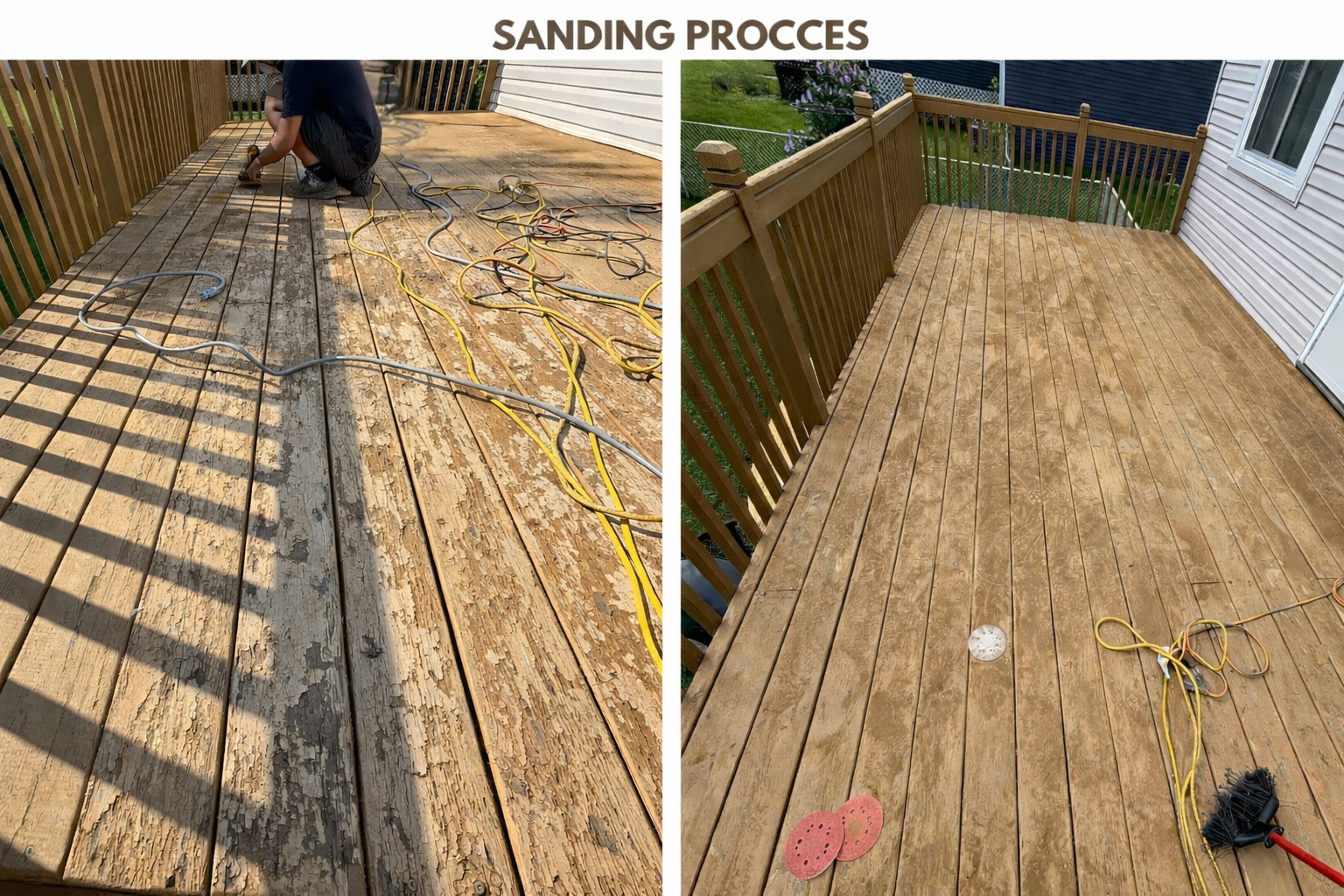 Deck Sanding & Staining in Clarendon Hills, IL