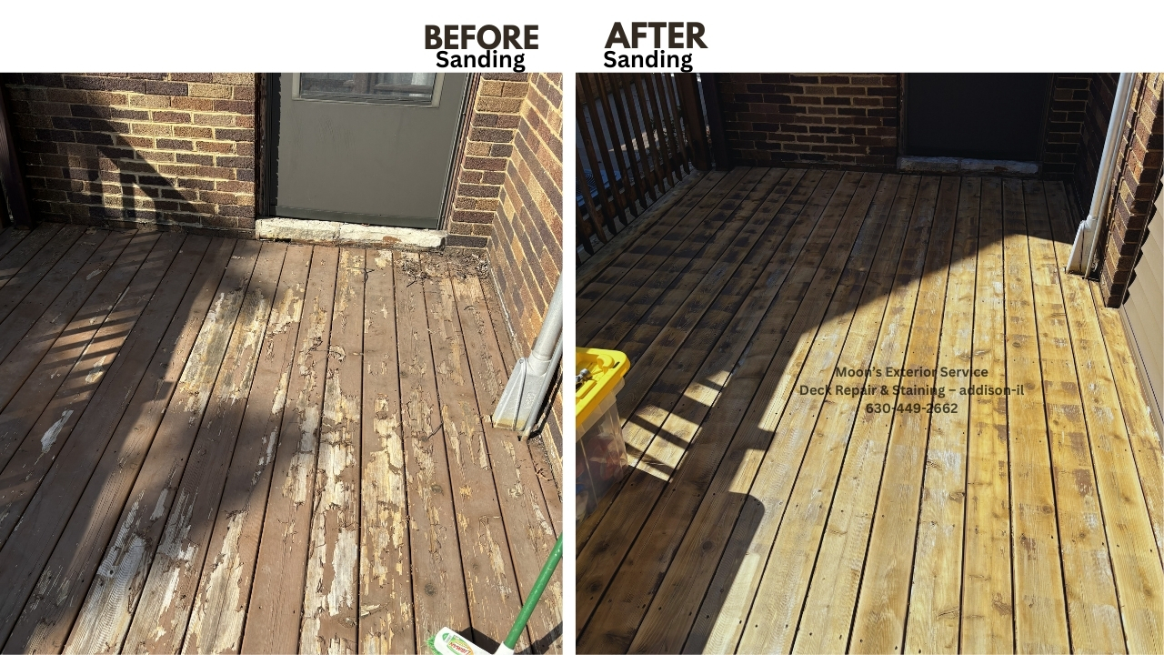 Deck Staining in Hinsdale, IL