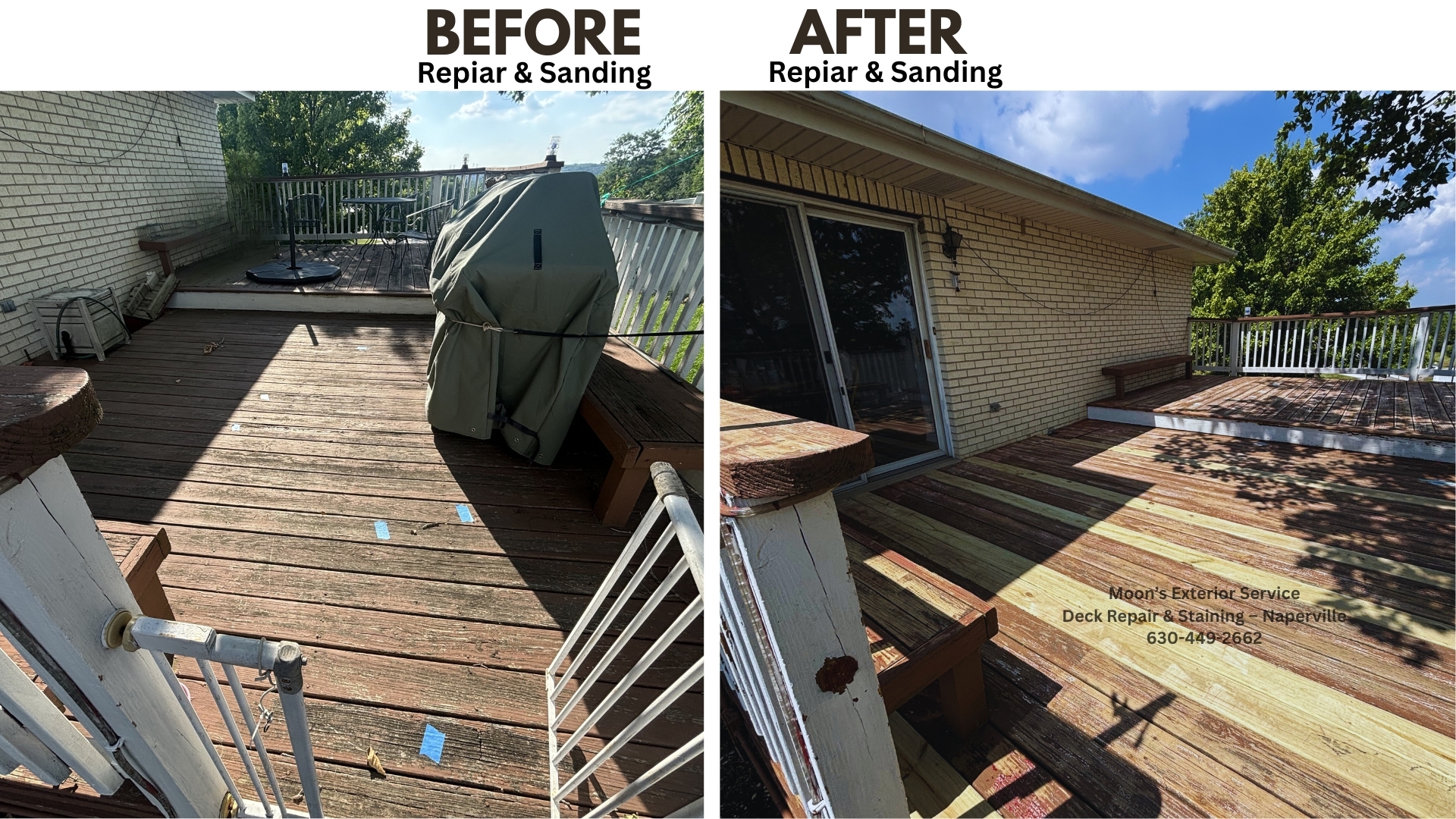 Deck & Fence Staining in Wheaton, IL