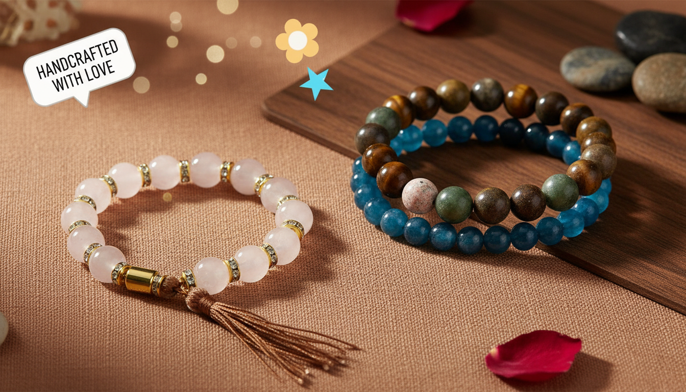 ローズクォーツブレスレット