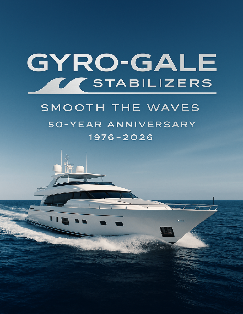 Gyro-Gale Stabilizers 50 Year Anniversary 1976-2026 Brochure