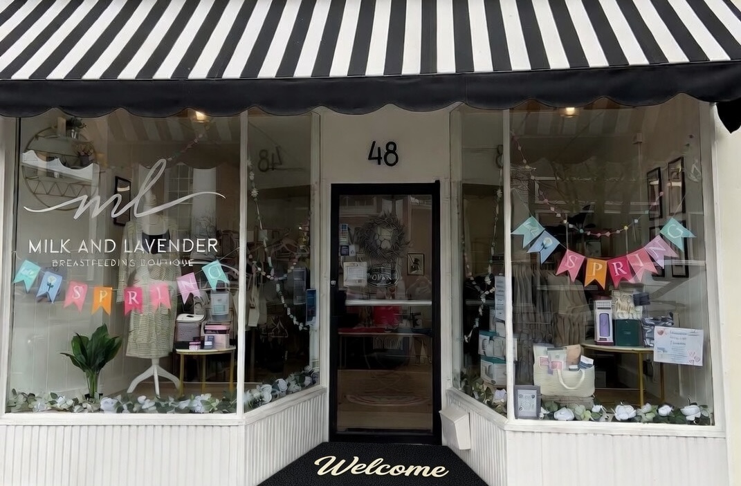 Milk and Lavender boutique interior in Pitman, NJ