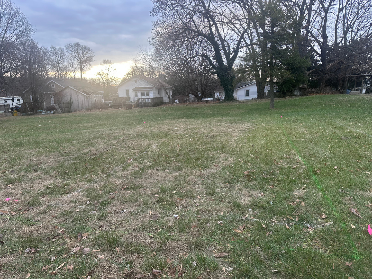 Before Community Garden Installation