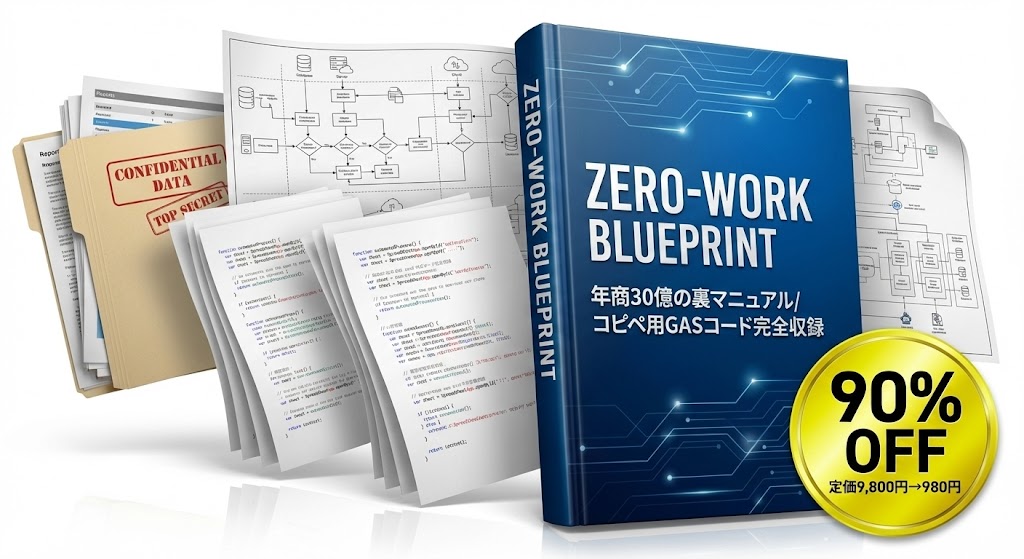 【緊急公開】年商30億の「裏マニュアル」を解禁。コピペ用 Google×AI 自動化コード