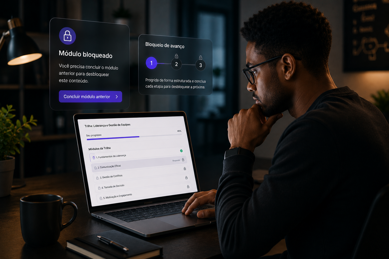 Aprendizagem com acompanhamento real