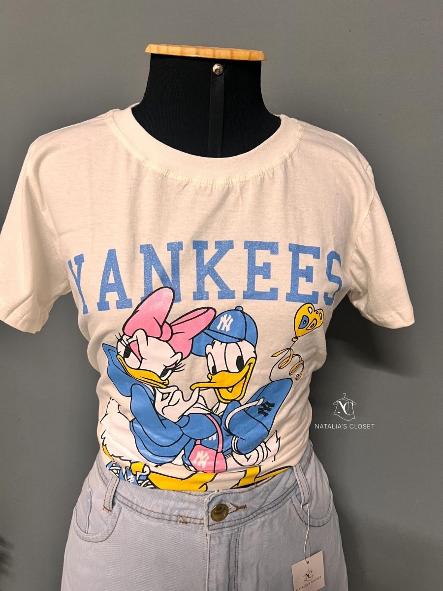 T-Shirt Yankees Donald & Daisy