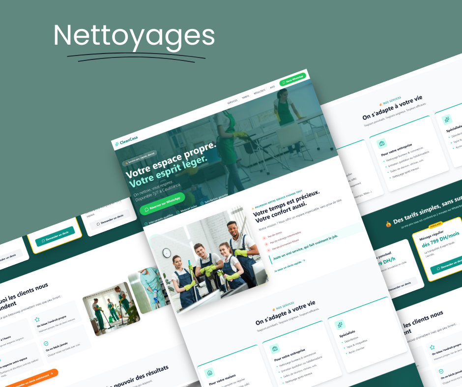 Service de nettoyage