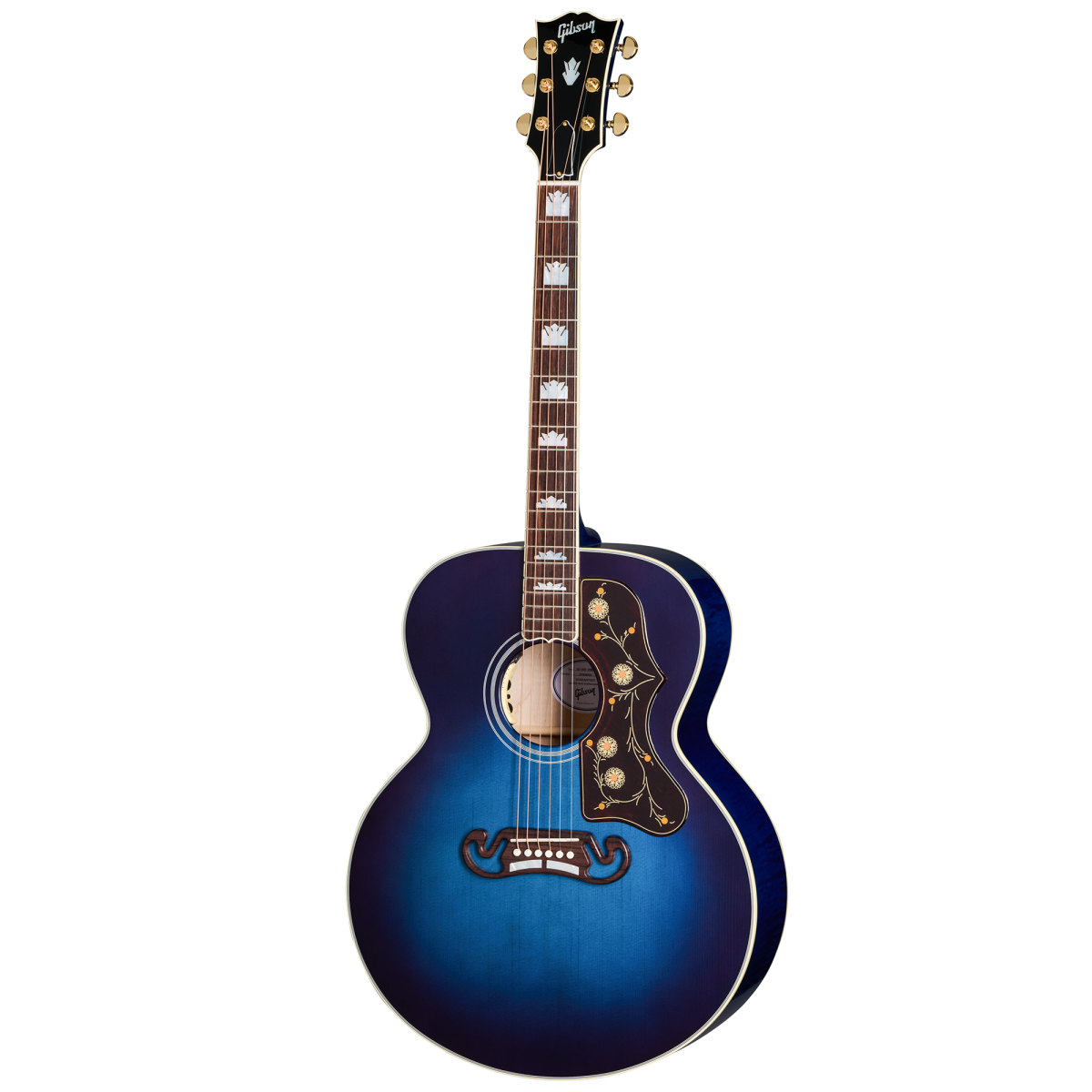 Электроакустическая гитара Gibson SJ-200 Standard Blueberry Burst Exclusive