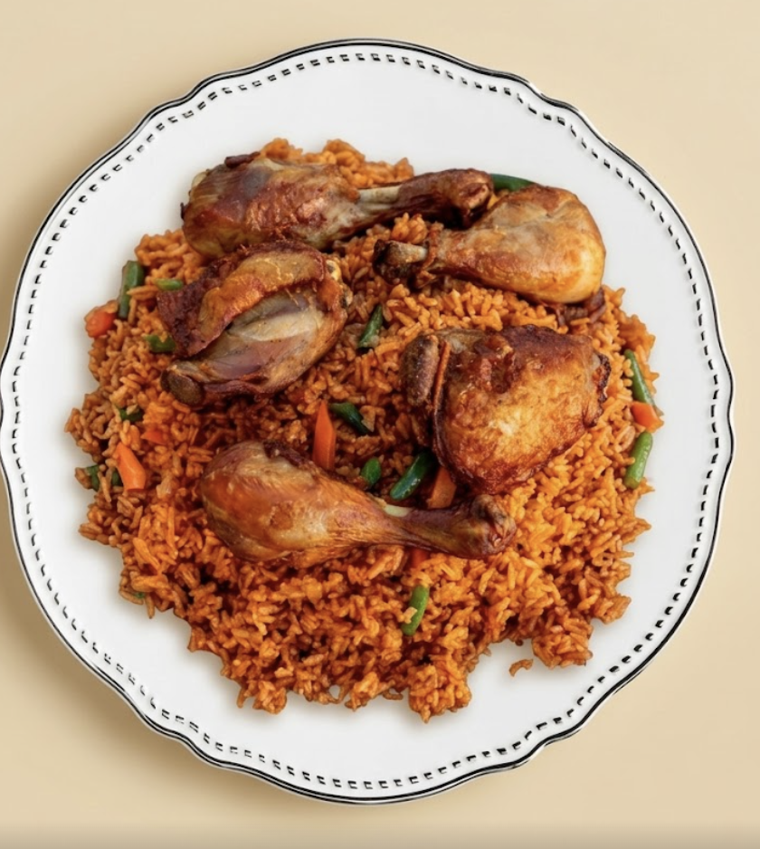 Gold Coast Kitchen signature seasoned rice and fried chicken