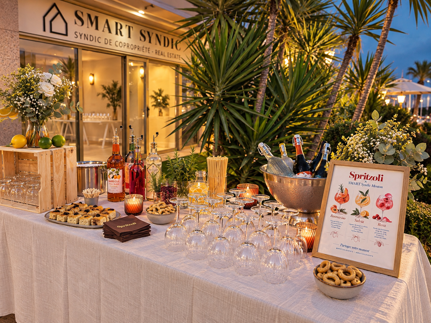 Bar Mobile Spritzoli pour Événements d'Entreprise - Animation Professionnelle