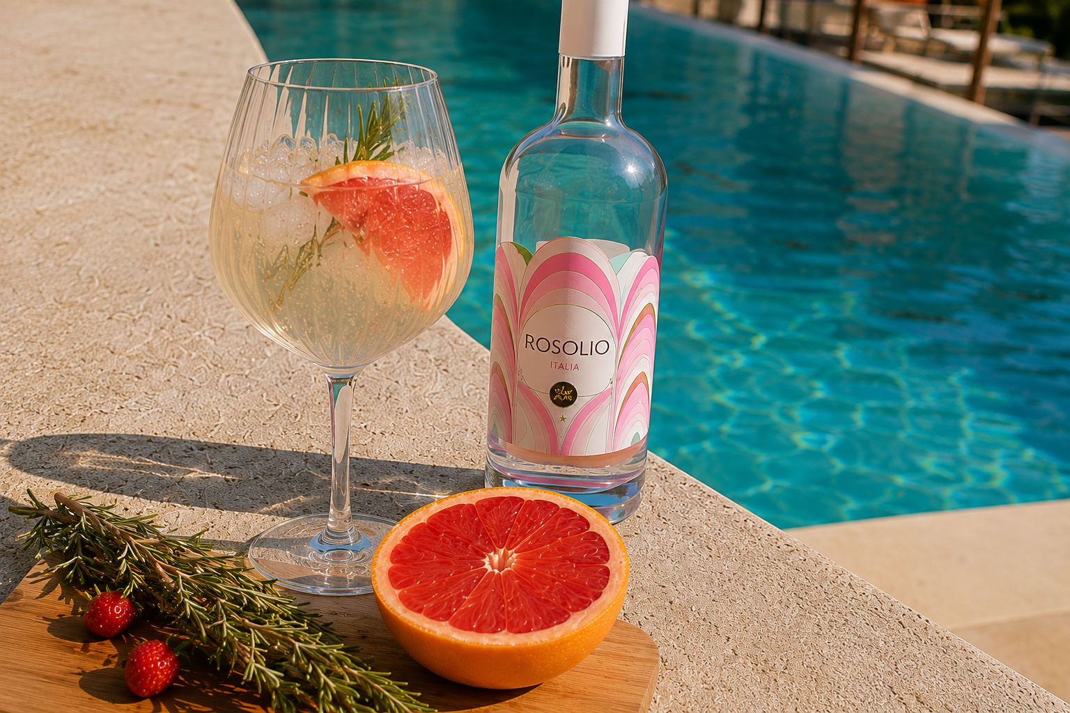 Aperol Spritz artisanal Spritzoli avec orange fraîche et paille écologique