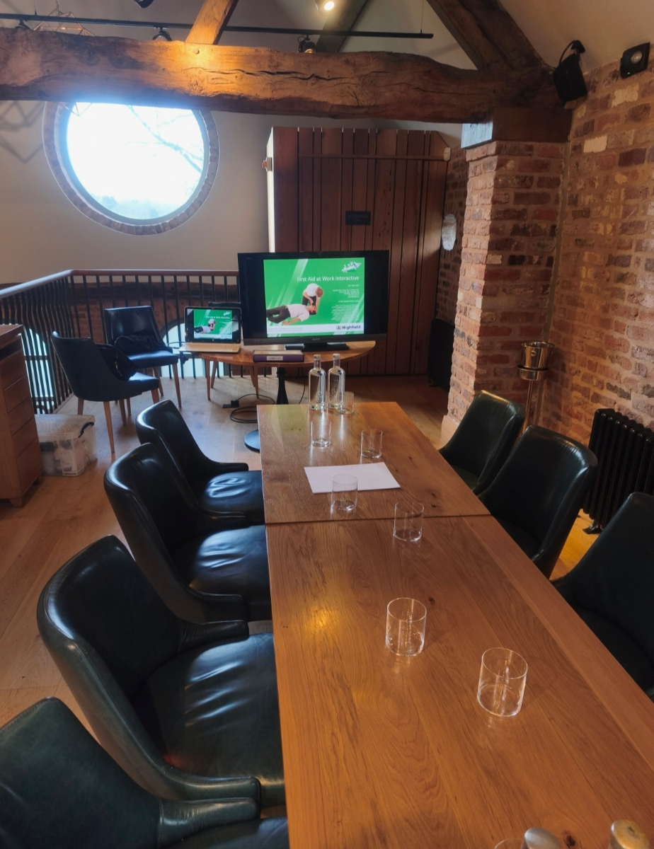 First Aid Training Room Burnley