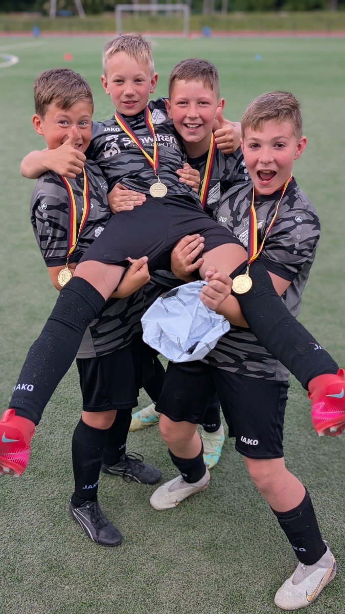 Turniersieg mit Medaillen