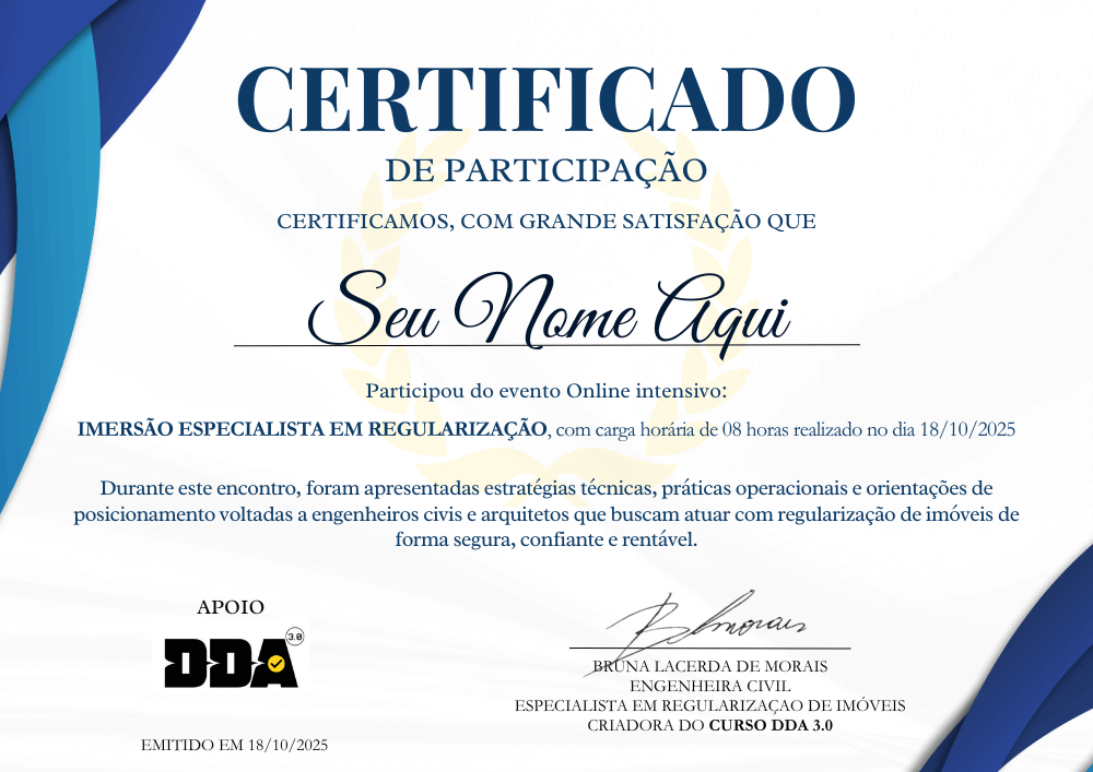 Certificado de Participação