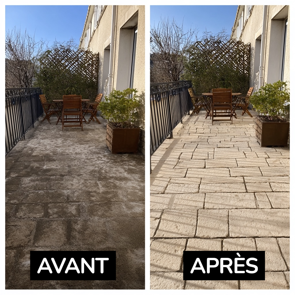 Avant/Après terrasse bois