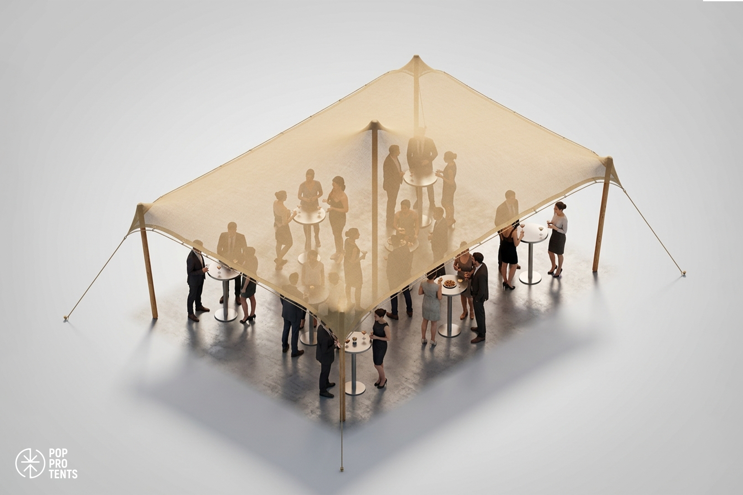 12 × 20ft Stretch Tent