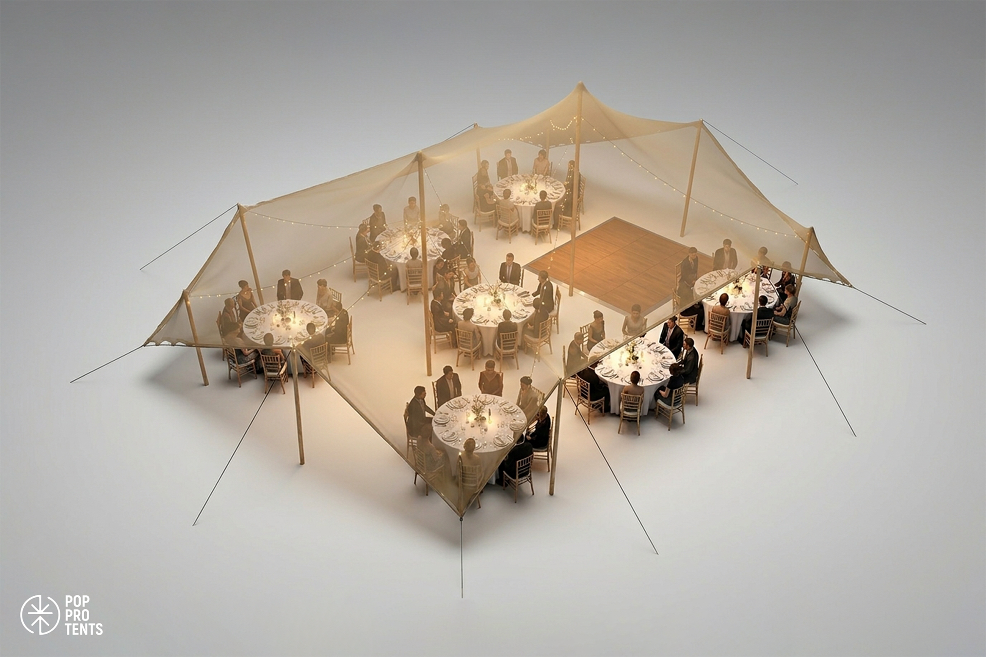 30 × 40ft Stretch Tent