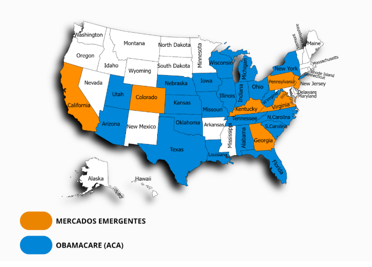 Elite 360 Group coverage map - states where we operate
