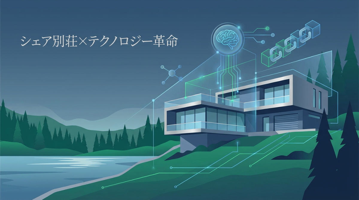 2026年、シェア別荘が不動産業界を変える!AI・IoT・ブロックチェーンが実現する3つの革命