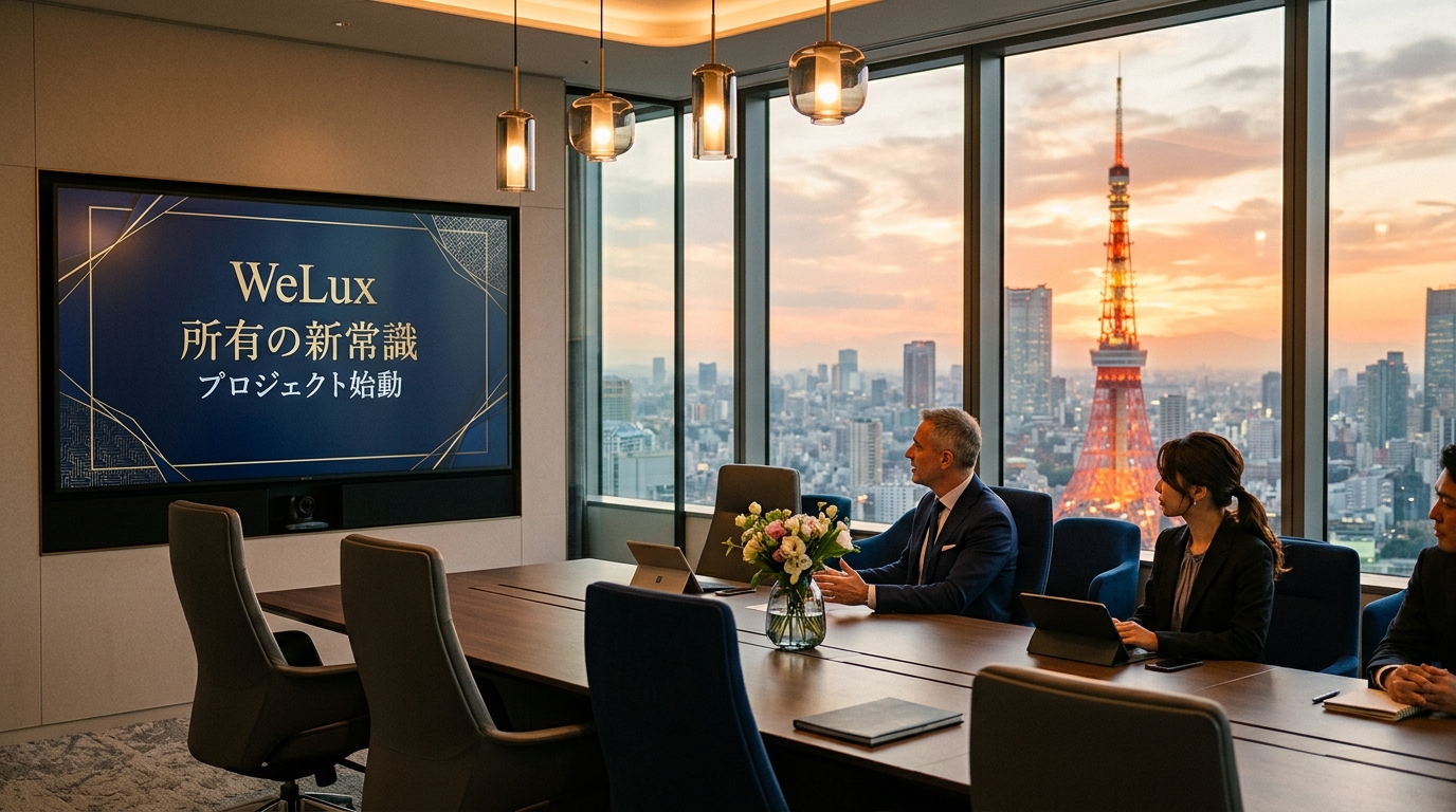 WeLux「所有の新常識」プロジェクト始動