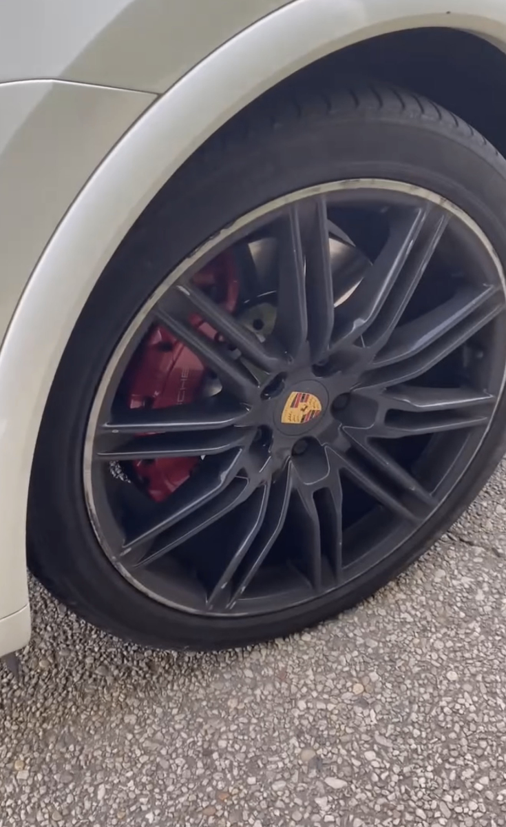 Before Rim Deep Clean and Polish - Mobile car detailing Melbourne