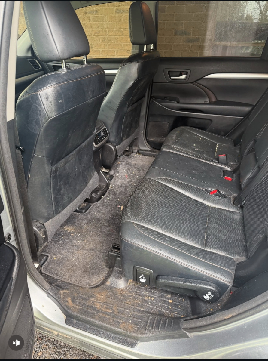 Before Interior Deep Clean Transformation - Mobile car detailing Melbourne