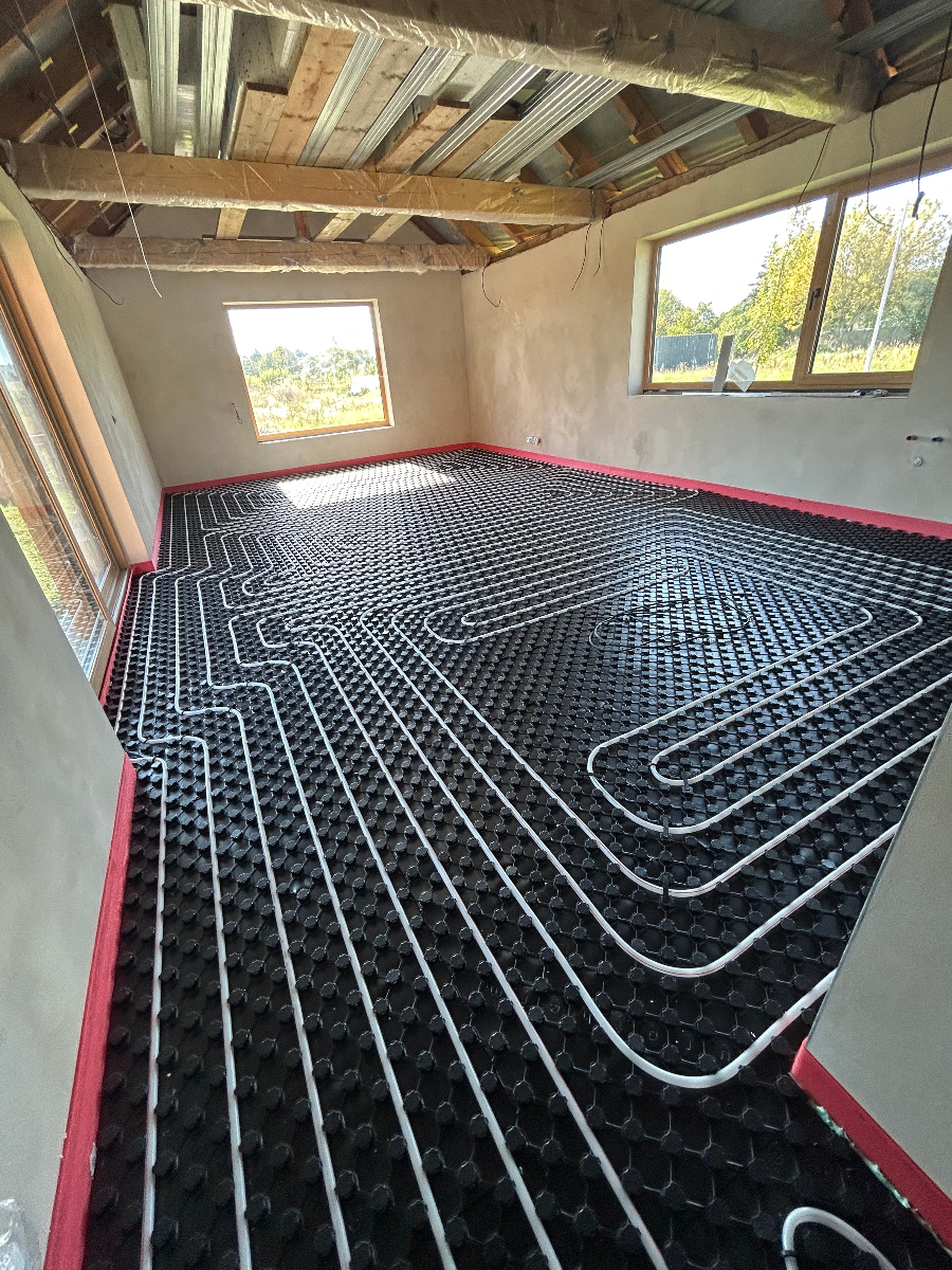 Instalace podlahového vytápění