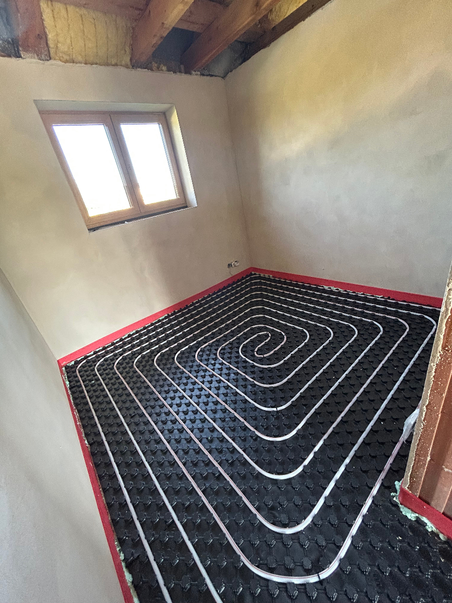 Realizace topného systému