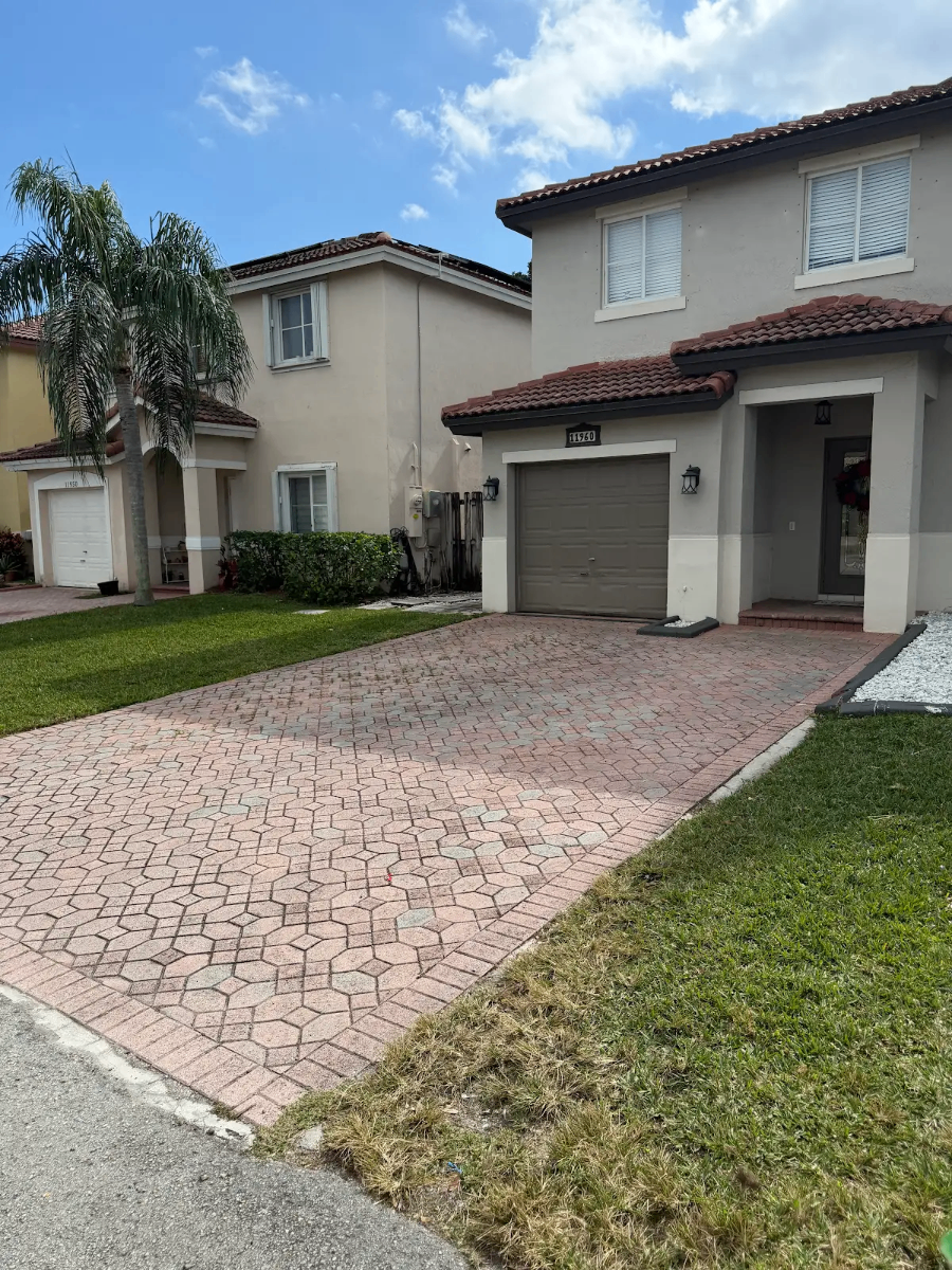 Driveway Cleaning - Before