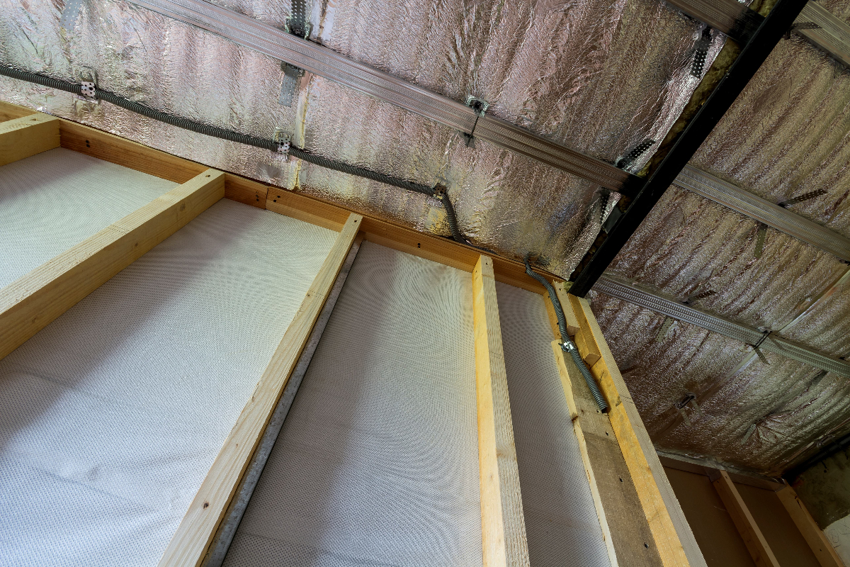 Commercial restaurant kitchen insulation project