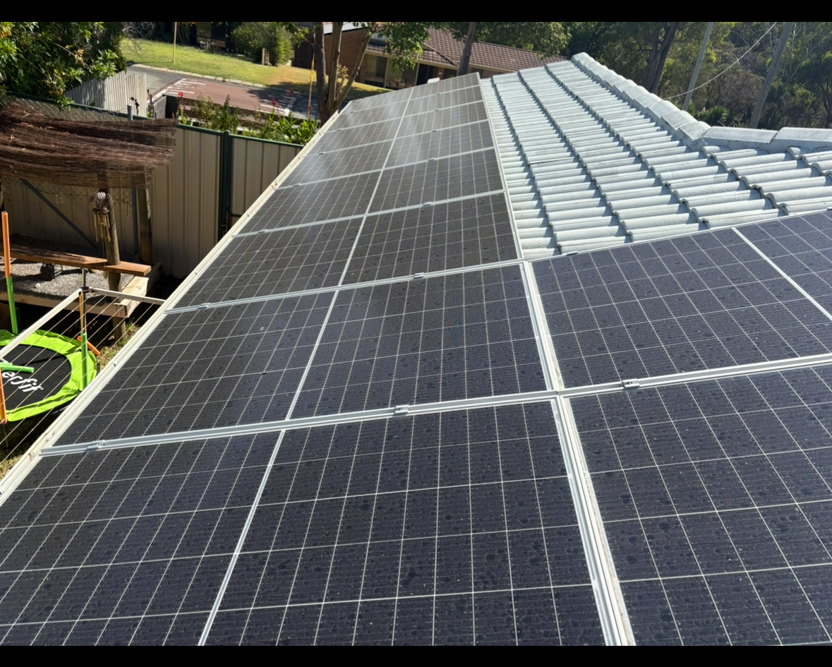 Solar Panel Cleaning - Before