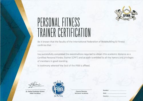 IFBB Certification