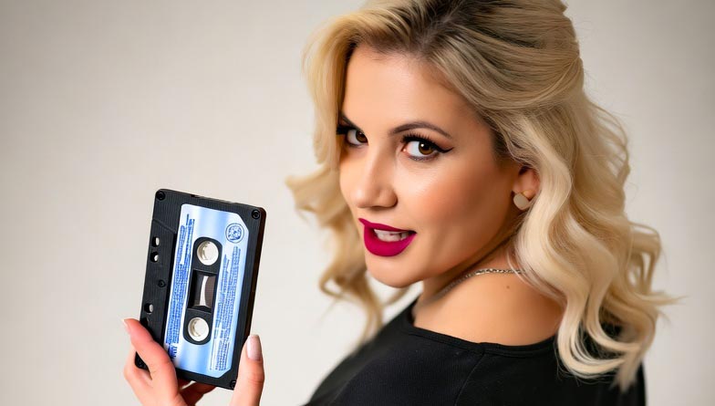 Produkcja kaset magnetofonowych audio - kolorowe kasety przezroczyste czarne białe żółte czerwone, profesjonalne kopiowanie taśm magnetycznych druk na kasetach J-cards O-cards, drukarnia kaset magnetofonowych małe nakłady od 1 sztuki