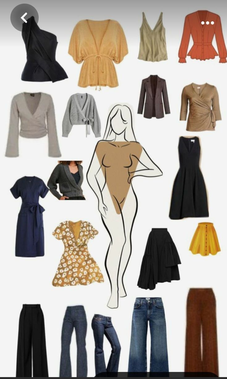 Tops et vestes adaptés à la morphologie en V