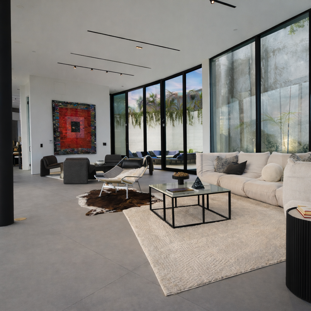 Modern Exterior at Dusk