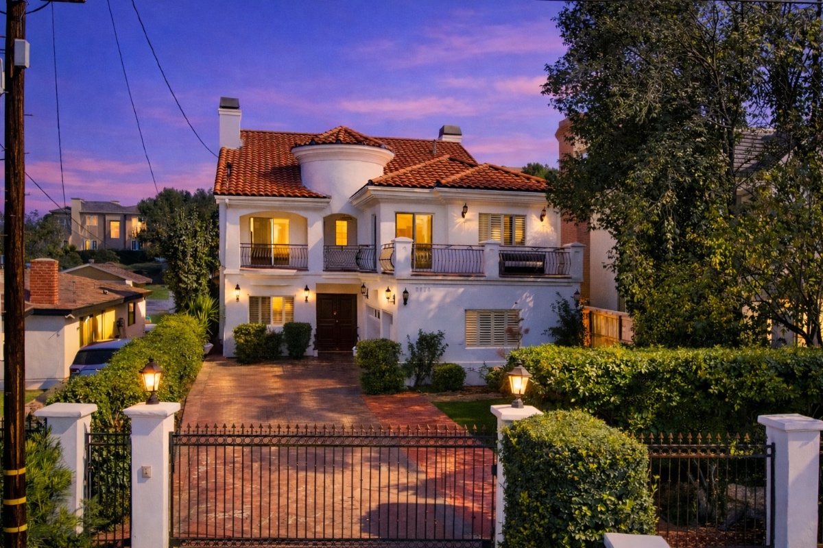 Twilight Estate Exterior