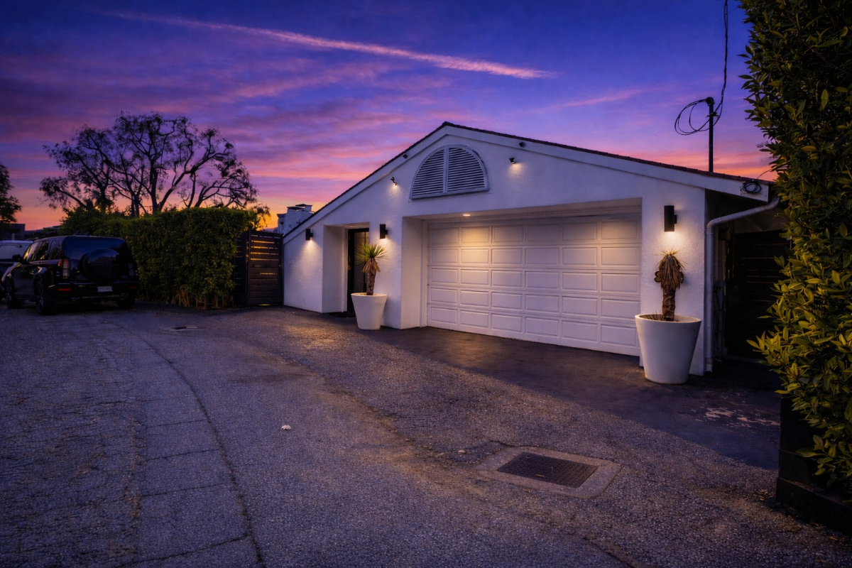 Garage at Twilight