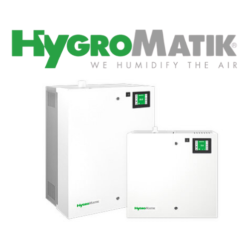 Steam humidification in action