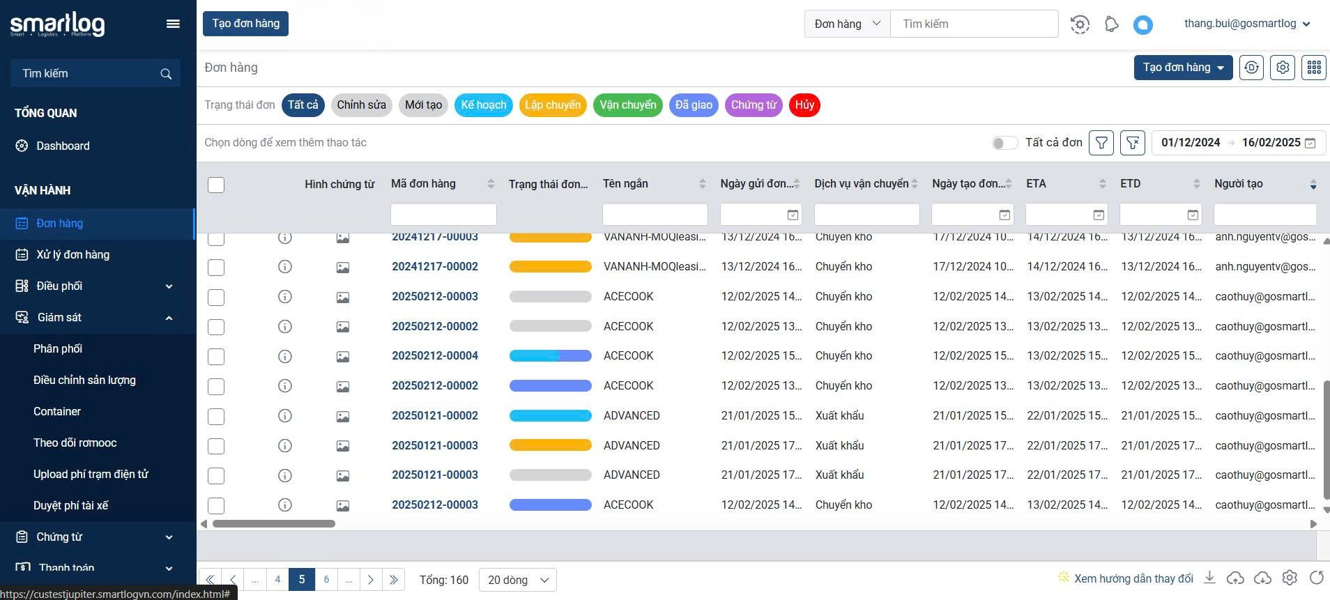 STM - Smartlog Transport Management System | Hệ thống quản lý vận tải ...