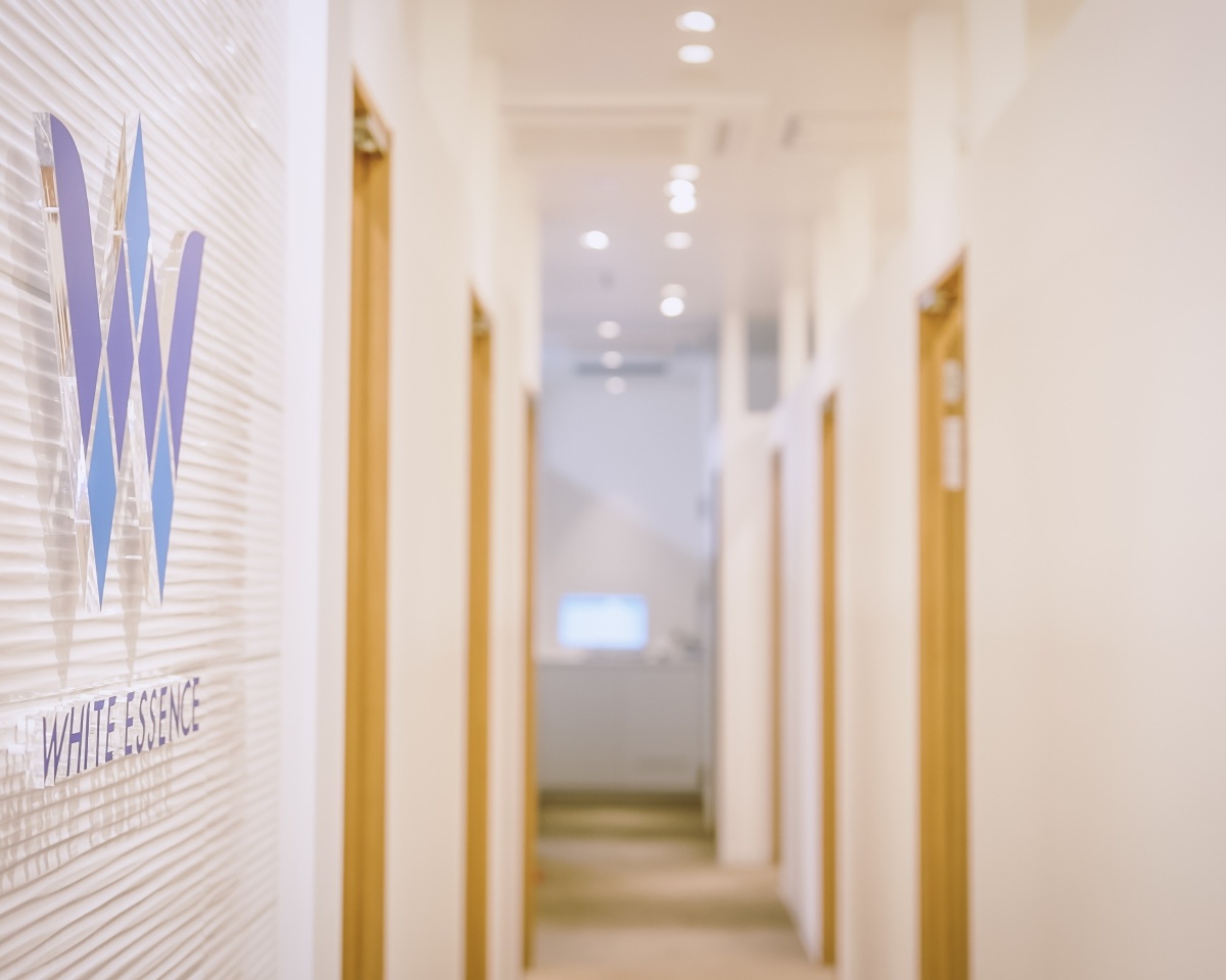 医療ホワイトニングの様子