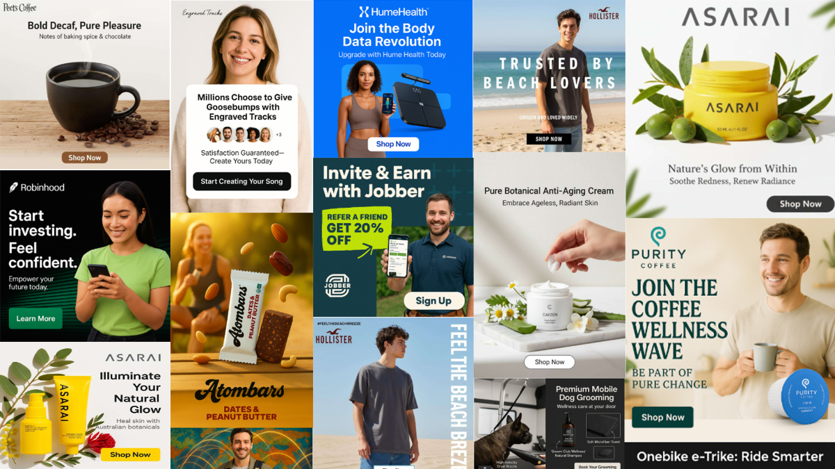 Featured Campaigns and Content Delivered - Masonry Layout