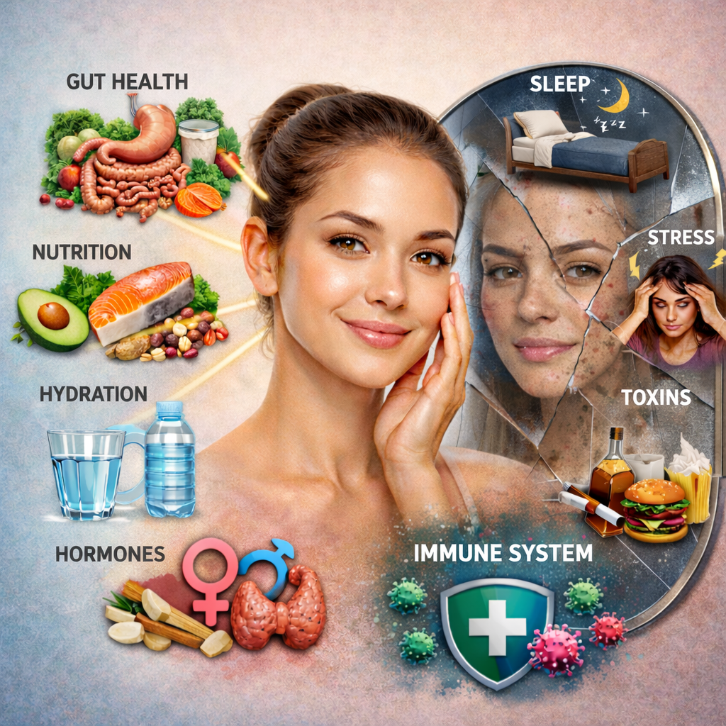 Gut health and skin connection