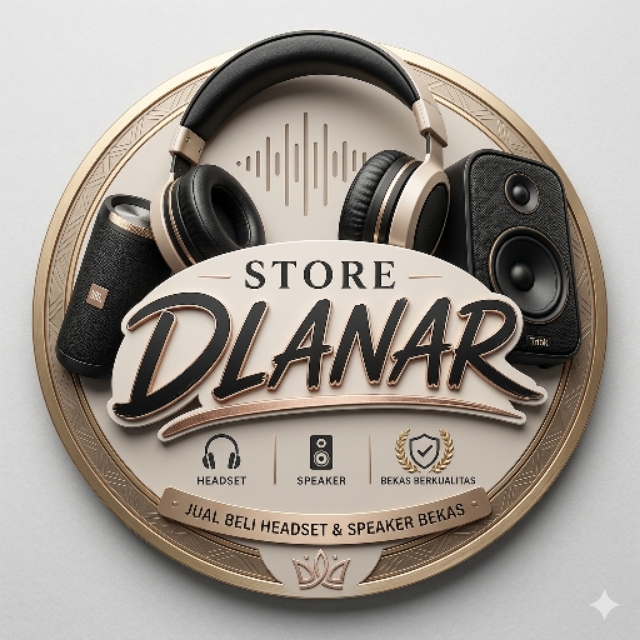 Logo DLANAR Store jual beli headset dan speaker bekas