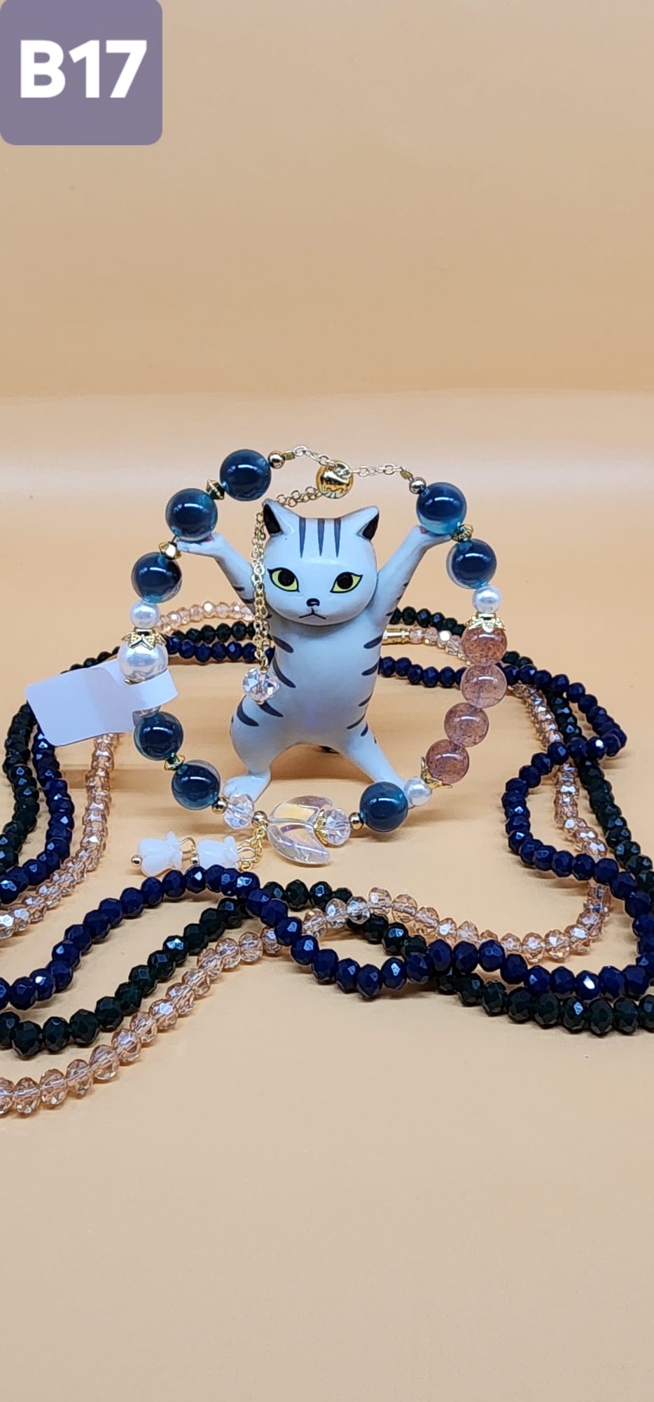 Ms. Franny crafting jewelry