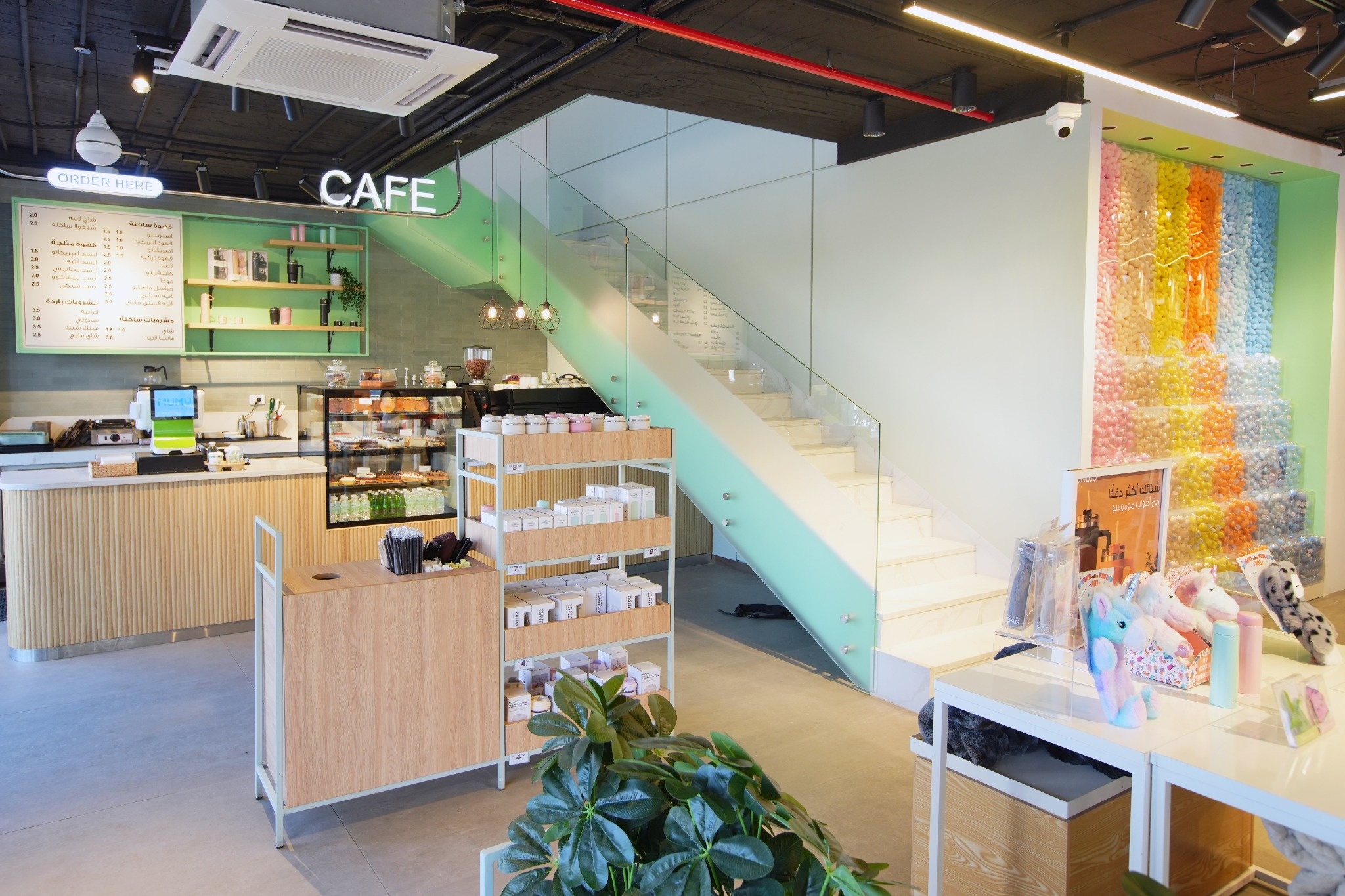 MUMU CAFÉ — calm, modern café concept inside Mumuso stores in Jordan