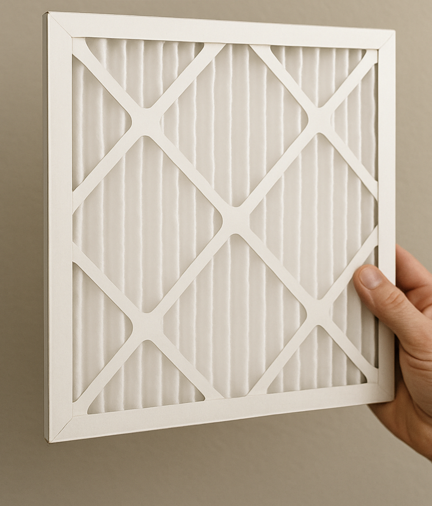 HVAC Filter - After Cleaning