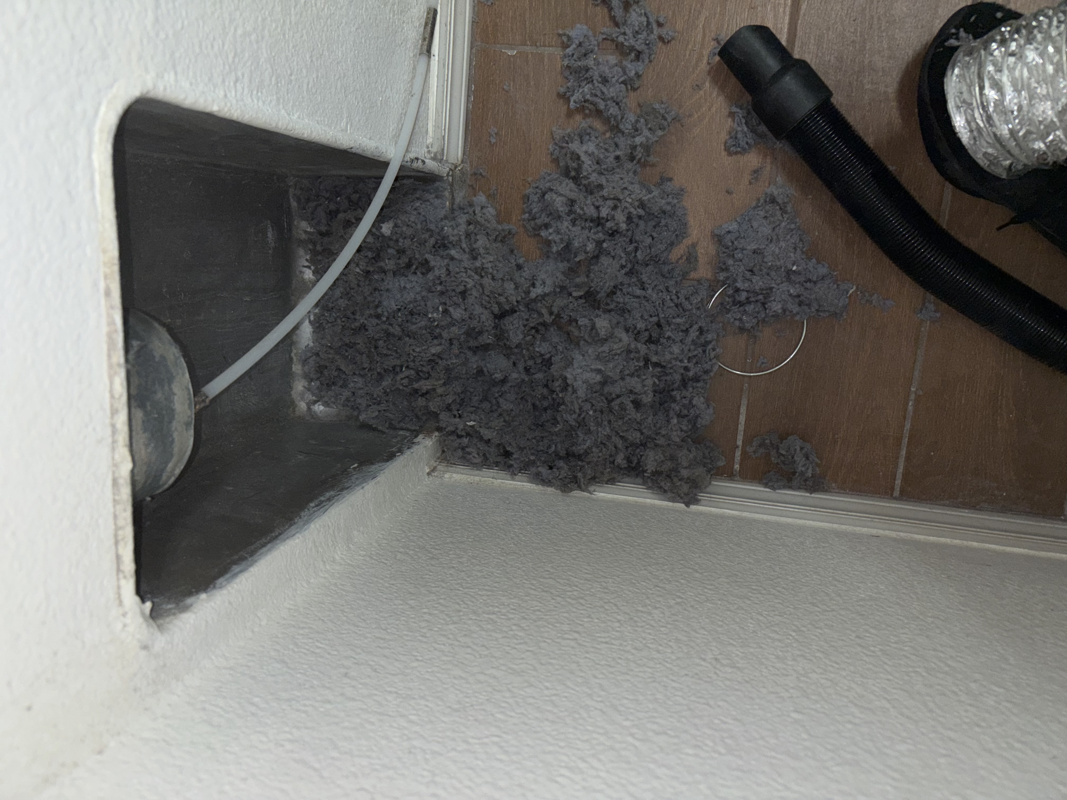 Dryer Vent - Before Cleaning