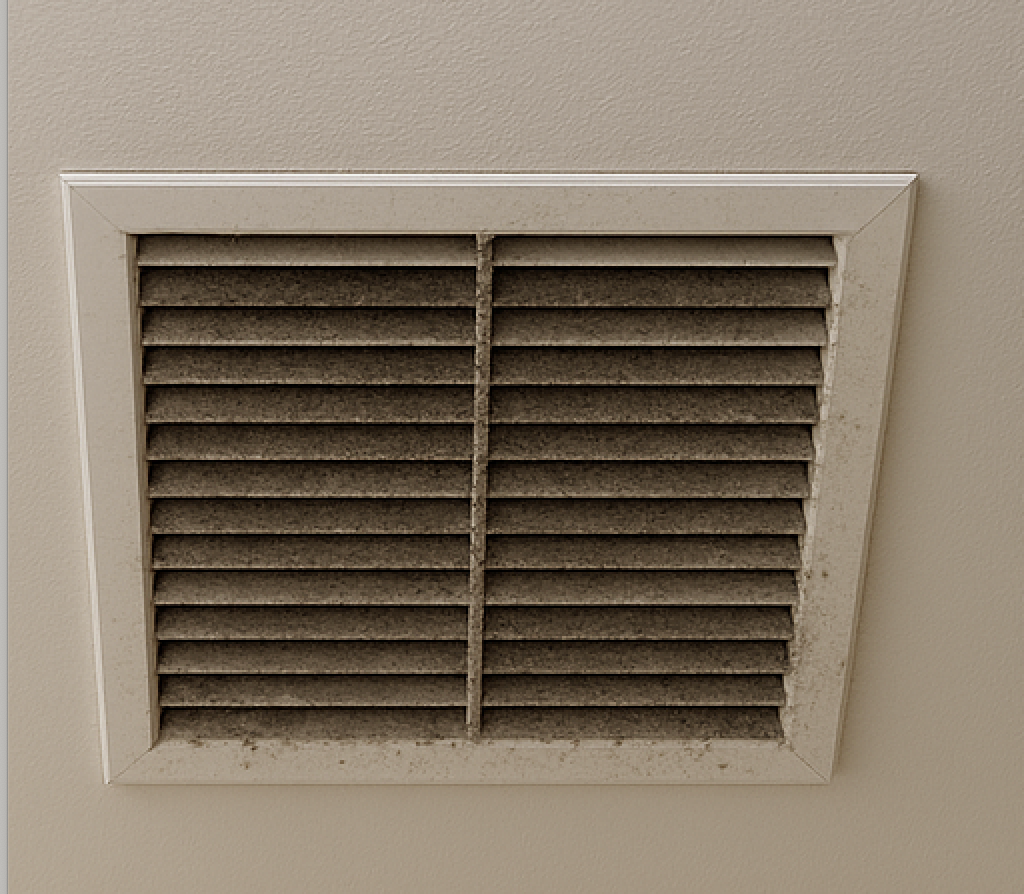 Return Air Vent - Before Cleaning